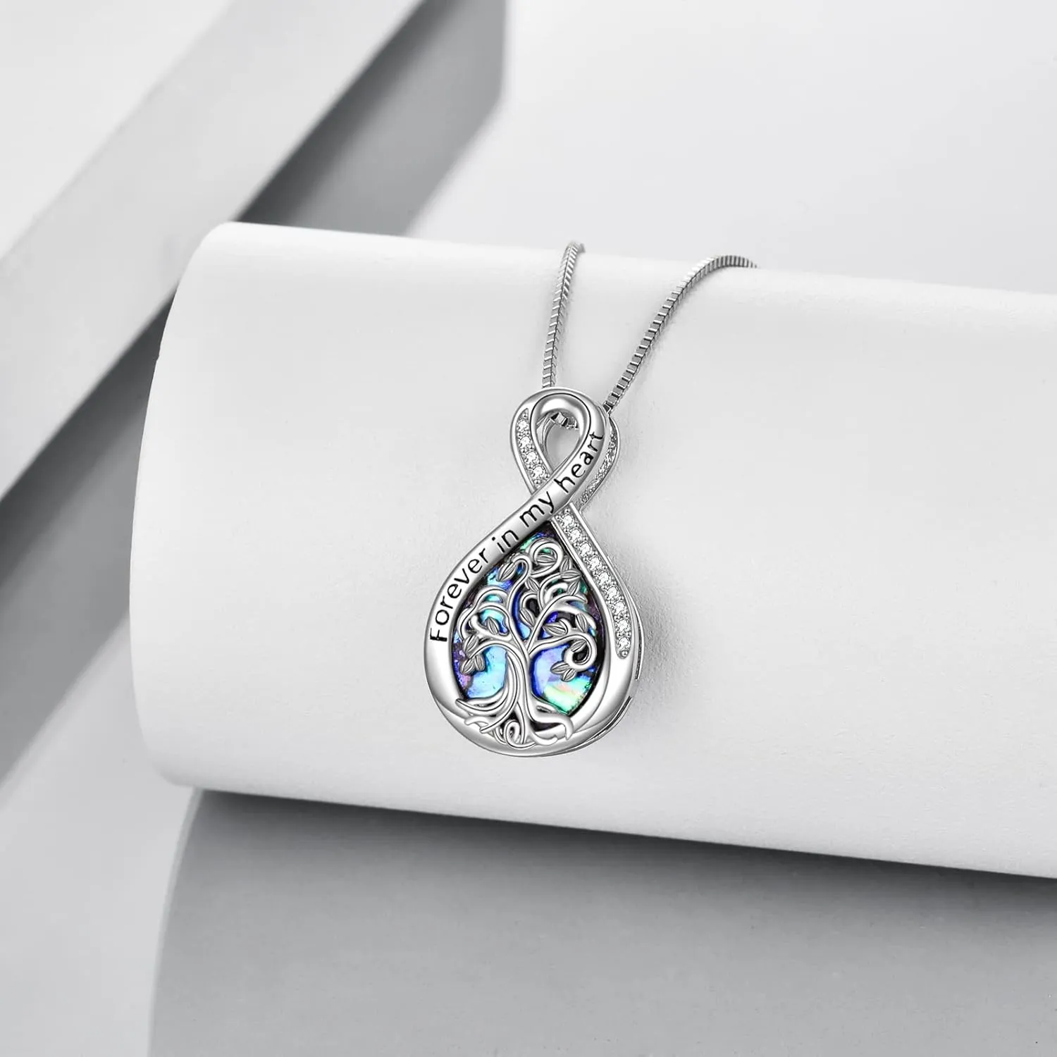 WINNICACA Urn Necklaces for Ashes Sterling Silver Cremation Jewelry for Ashes Urns for Human Ashes Pendant Necklace with Funnel Filler Kit