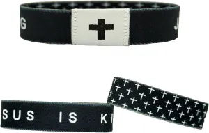 XZG Daily Bible Verse Bracelet Wearable Elastic Bible Bracelet with NFC for Women Men Teens Scannable Inspirational Bible Verse Wristbands 2Pc